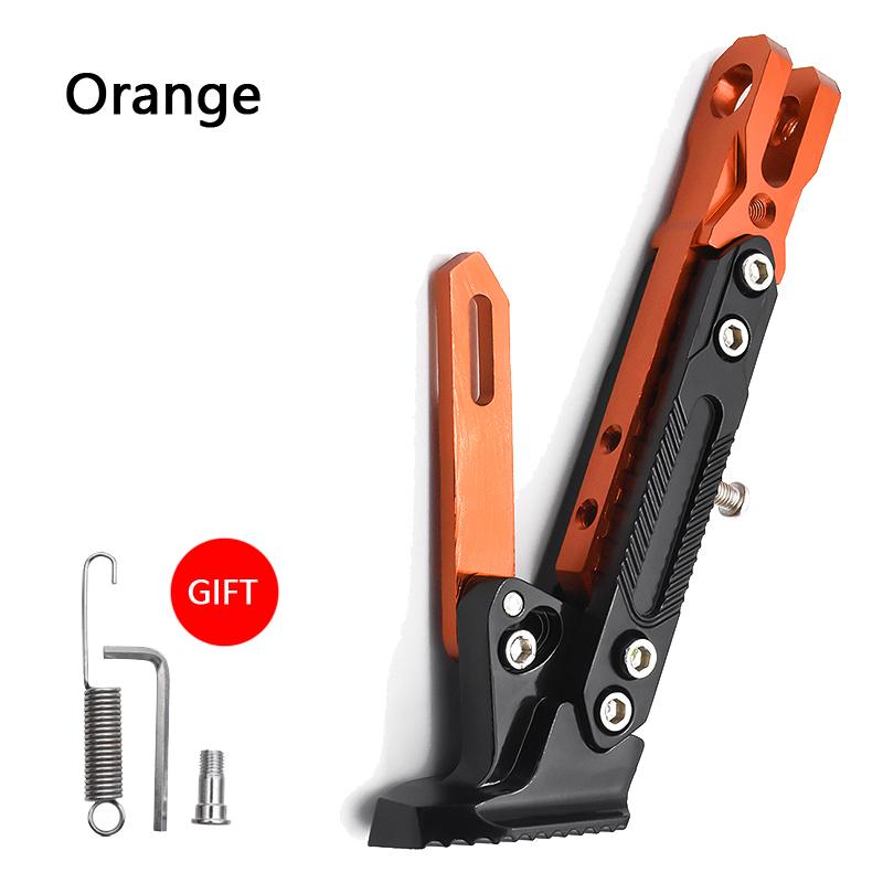 USER-X Adjustable CNC Metal Motorcycle Foot Bracket Kick Side Bracket Durable Corrosion Resistant Bracket Motorcycle Stand