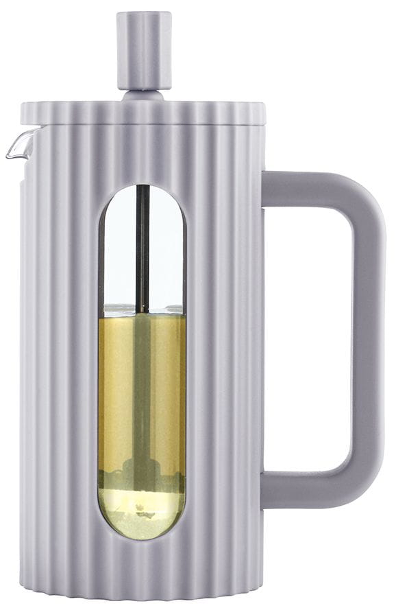 Zaparzacz do herbaty kawy szklany French Press 350 ml szary KLAUSBERG KB-7742