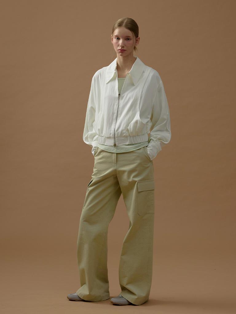 MOAT Cotton Pocket Cargo Pants (Natural Green)