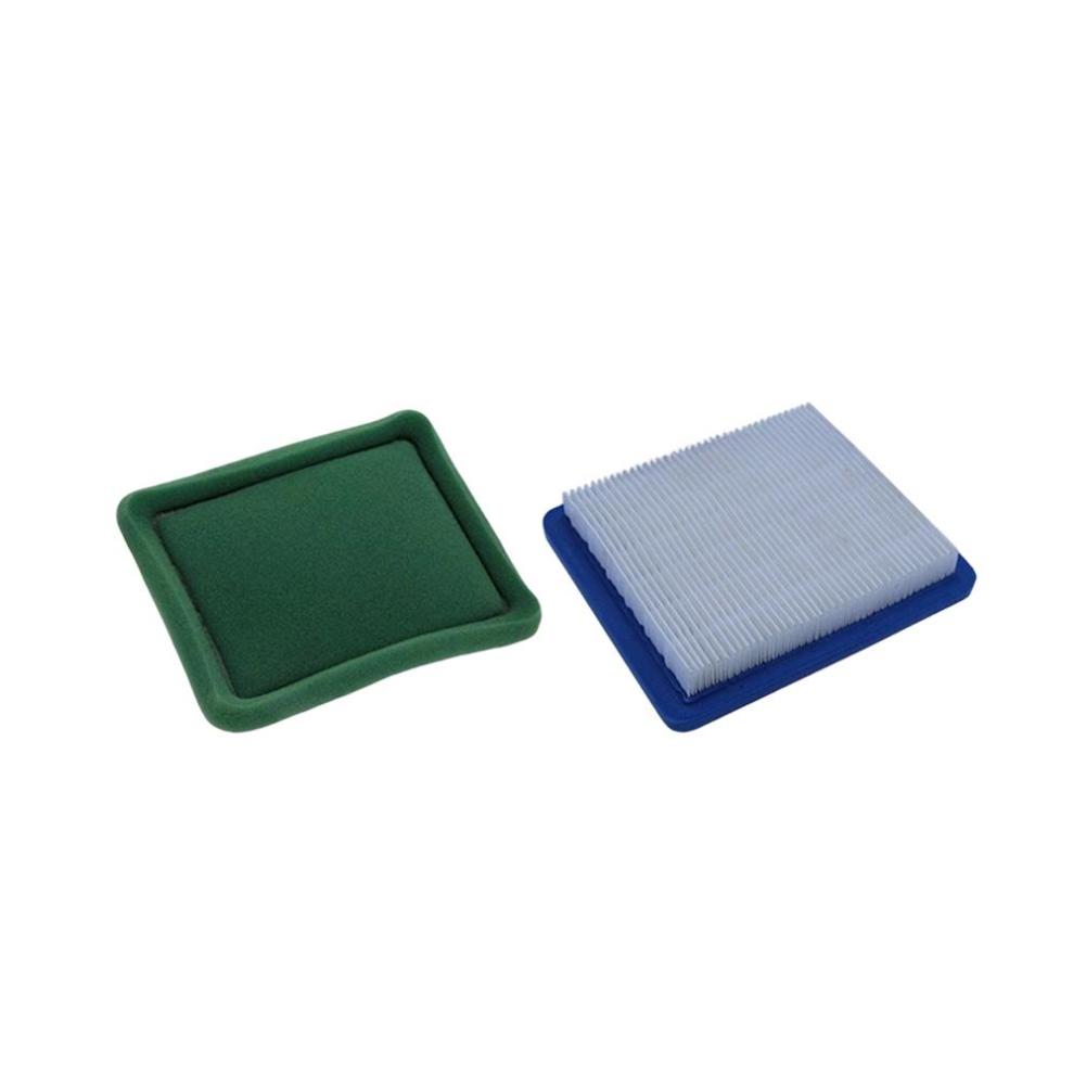 

Lawn Mower Maintenance Mower Air Filter Replacement Filter Air Filter Blue And Green Plastic And Sponge Easy Installation