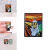Unique Winter 2024 Cartoon Character Brooch In Durable Alloy With Trendy Design Elements