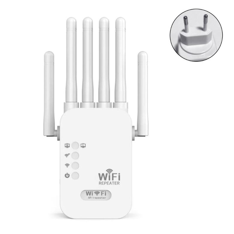 WiFi Extender with 6 Antennas WiFi Repeaters Amplifer 2.4GHz Networks Amplifier WiFi Booster WiFi Signal Booster