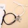 1 Pair Charm Magnet Couple Bracelet For Woman Magnetic Attraction Ball Heart Key Lock Link Chain Wrist Best Friend Jewelry Gift
