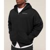 Gymshark Olde English Zip Up Hoodie Black A3b6w Bb2j