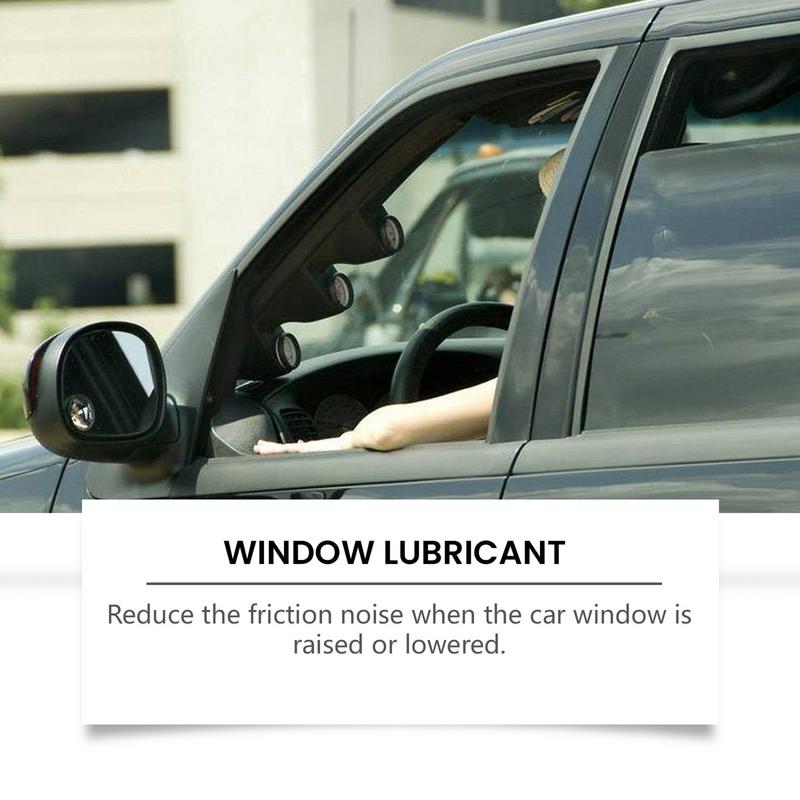Car Window Track Lubricant Automotive Window Track Lube Spray Gentle Glass Maintenance Agent Lubricant With Long Lasting Effect
