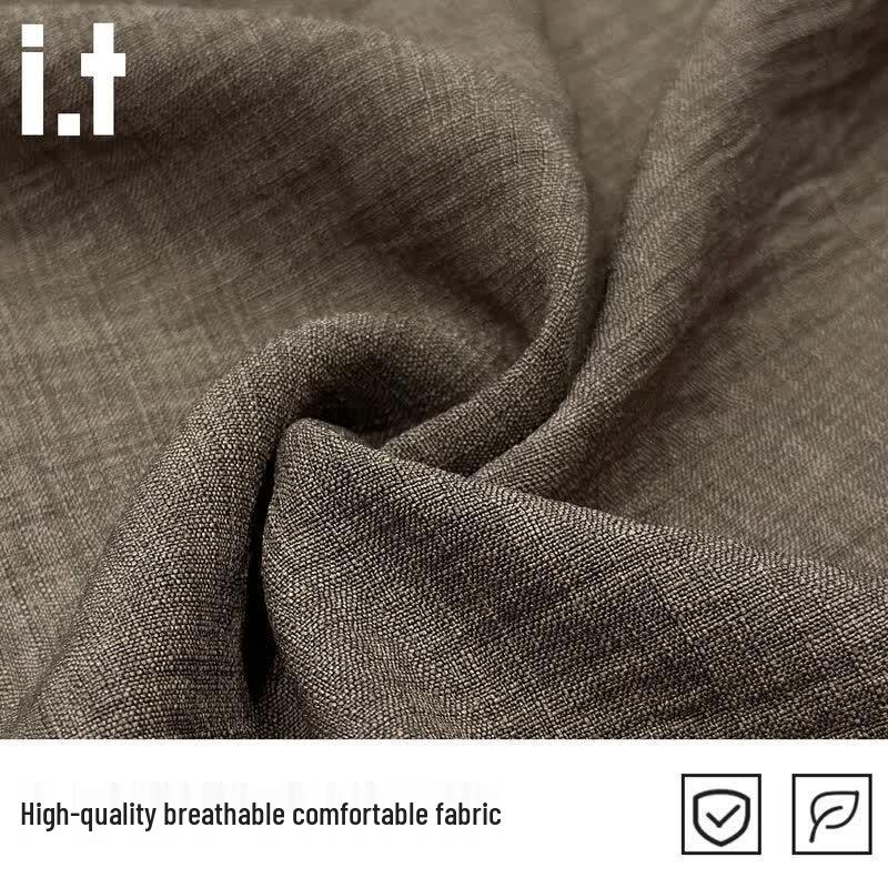 Men's Ice Silk Short Sleeve Lapel Casual Shirt