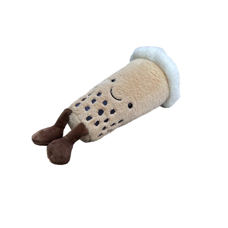 Internet Celebrity Bubble Tea Throw Pillow Plush Toy Bed Milk Tea Cup Cushion Girls Bookshelf Plush Ornament
