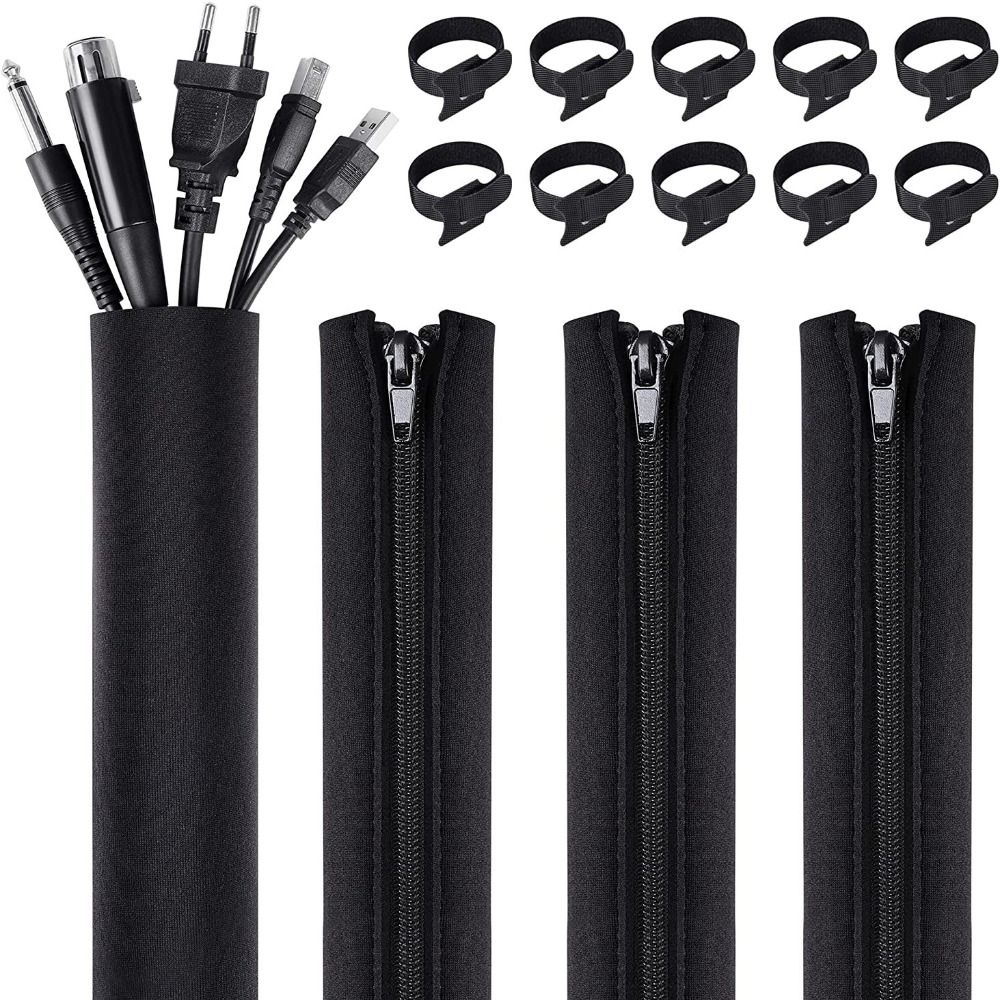 Data Cable Cable Wrapper Neoprene Cable Storage Cover Network Cable Organizer  Network Management
