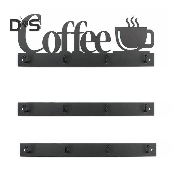 

3 шт. настенное крепление для кружек настенная стойка держатель для кофейных чашек с прочными крючками легко устанавливается нержавеющая вешалка для чайных чашек декор 3pcs