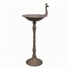 Pedestal Bird Feeder Flared Base Decorative Metal Tall Post