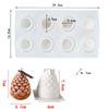 1 Pcs 3D Gift Cake Tools Food Grade Silicone Cupcake DIY Pine Cone Mould Christmas Decor Resin Mold