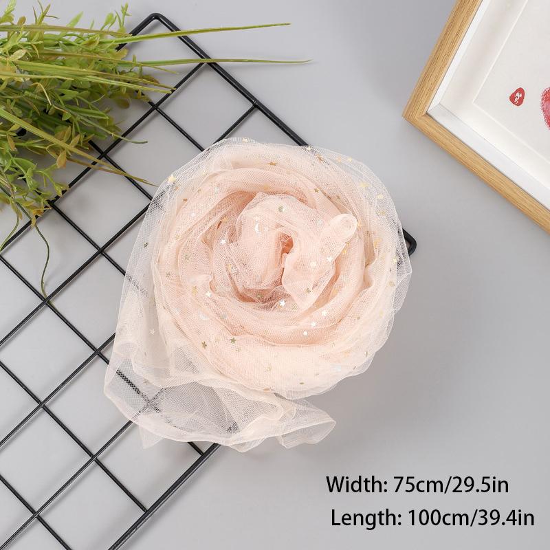 Nail Photos Shooting Props Gauze With Starry Sky Photography Background Tulle Items Fotografia Backdrops Decoration Materials