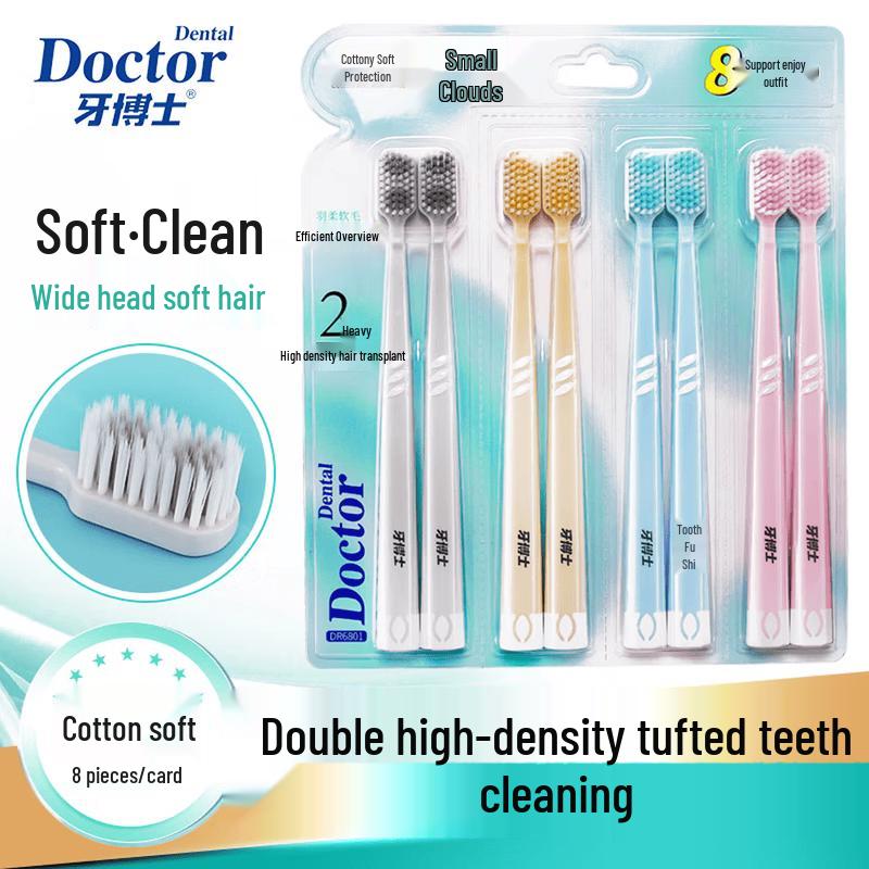 Dr. Dental Adult Soft Clean Travel Toothbrush