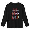 Watch Dogs Legion T-shirt da adulto Sei teste di figura uniche sotto logo statico Design vintage lavato Unisex Versatile Elegante