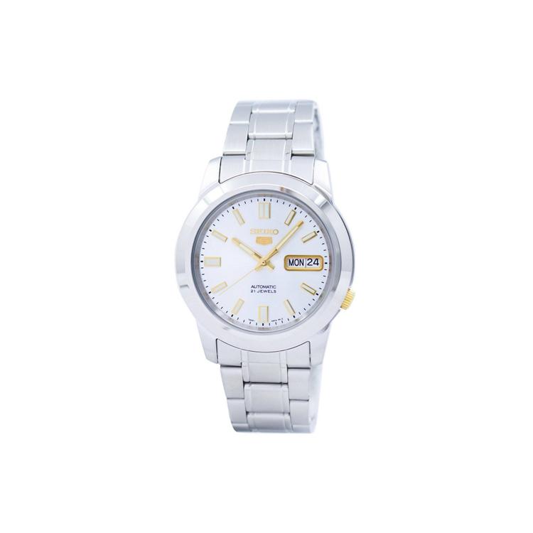 

SEIKO 30m Water Resistant Automatic Mechanical Movement Stainless Steel Strap Watch 38mm SNKK09K Silver Watch Case