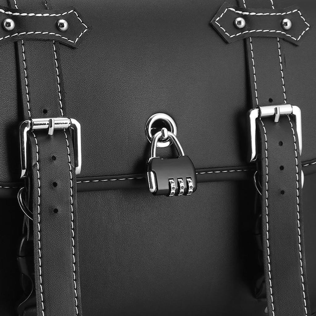 Yoothi Bags Motorcycle Side Bag Set for Super Waterproof and Durable Frame Black Cub, Saddlebags, Bags,