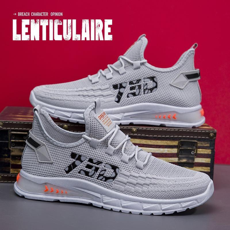 Men's Shoes Spring and Summer New Mesh Breathable Sports Shoes Fashion Versatile Casual Men's Shoes Large Size Trendy Shoes