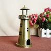 1pc Sea Beacon Lighthouse Metal Decoration China Famous Landmark Building Home Furnishings Photography Props