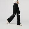 Narrow wide leg pants for women, casual floor length pants for slimming women, straight leg pants for women