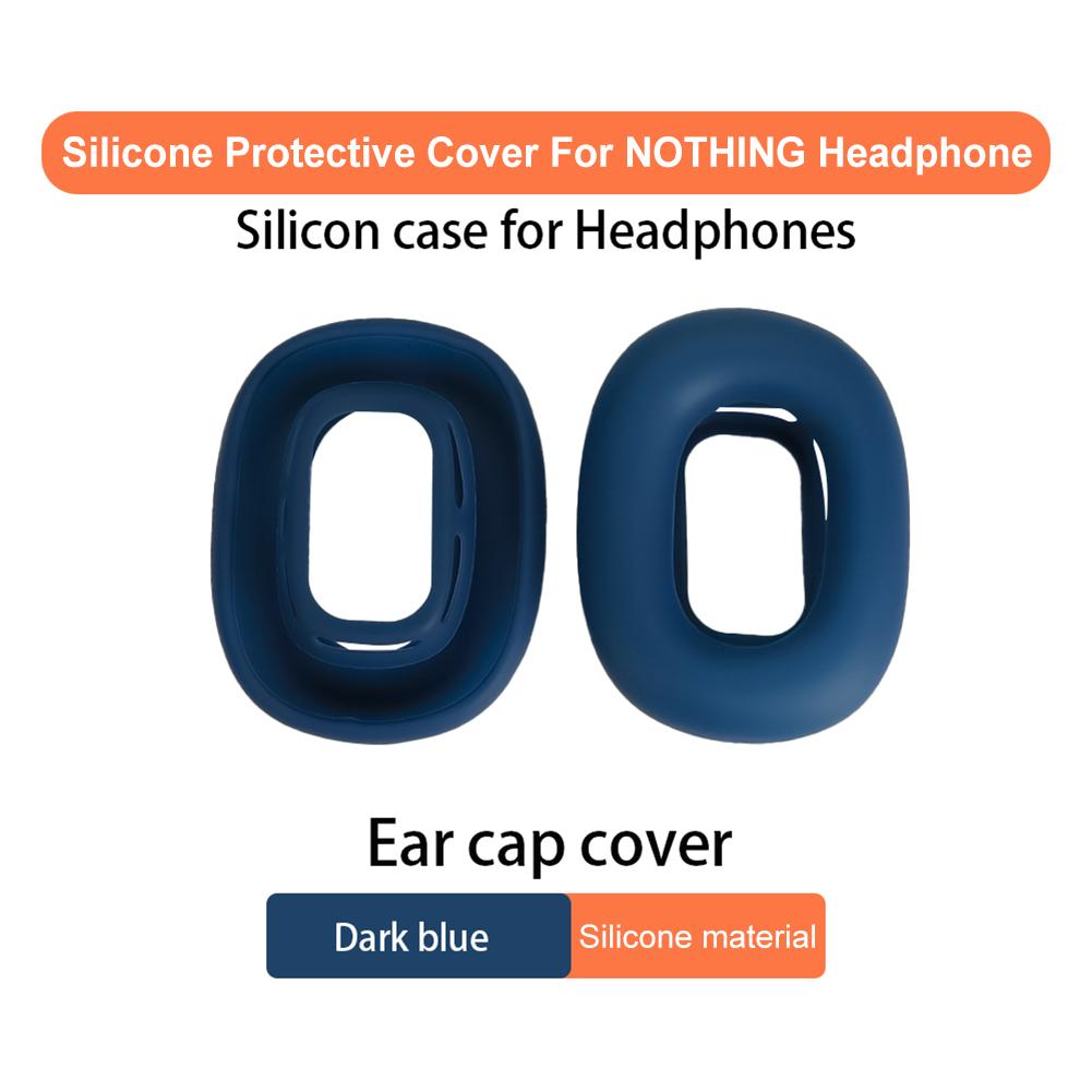 2Pcs Silicone Headphone Cover Anti-Fall Replacement Headphone Pads Non-Scratch Shockproof Replace Ear Pads For NOTHING Headphone