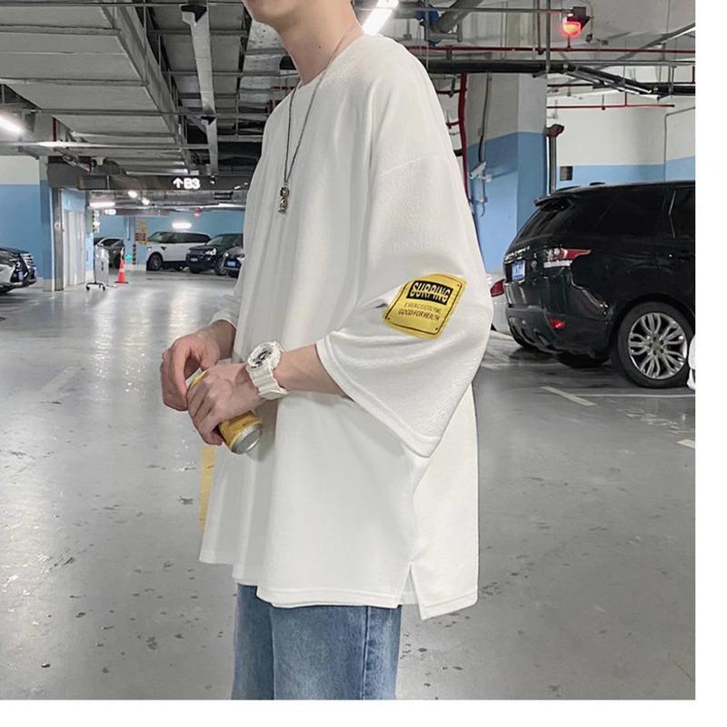 Men's 2023 Trendy Seven-Sleeve Short-Sleeve Loose T-Shirt