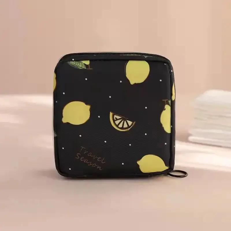 

Женская гигиеническая сумка для хранения тампонов, портативный водонепроницаемый органайзер, сумка с рисунком из мультфильма, сумка для гигиенических салфеток