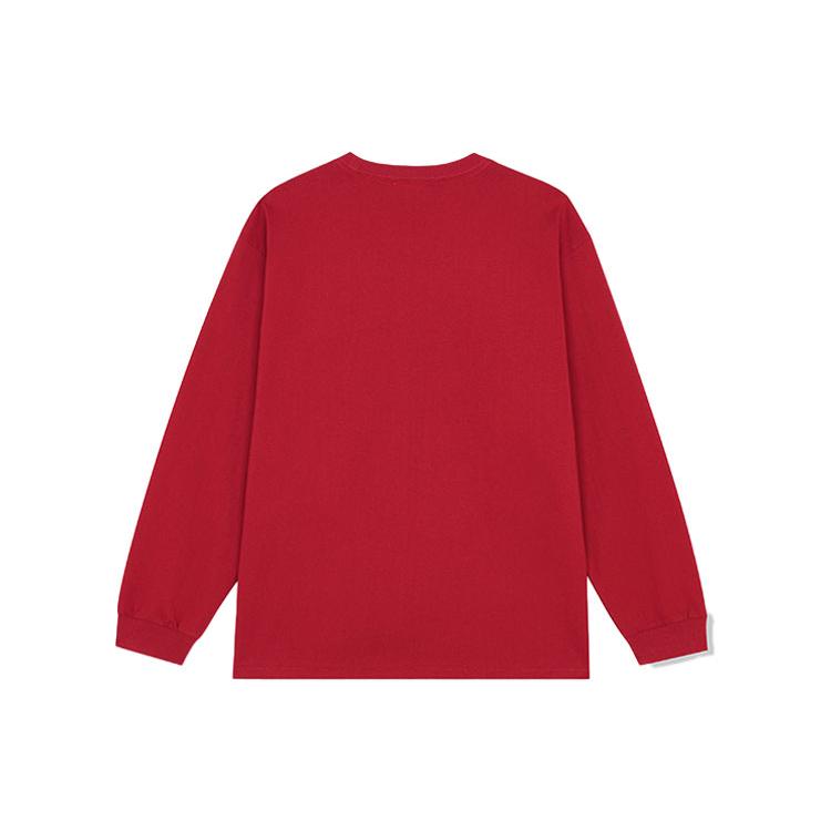 Levi's Sweatshirts Men's Red Crew Neck Moderate Regular A2688-0001