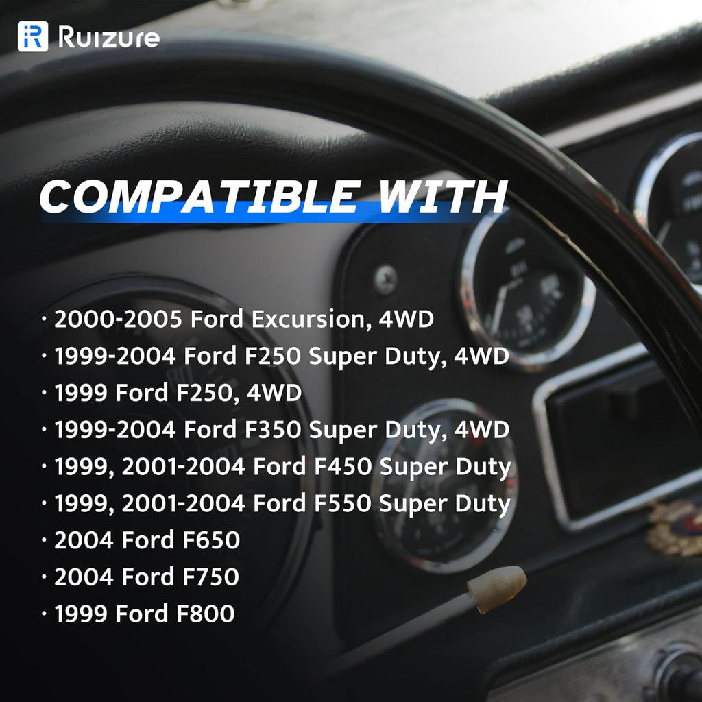 Front ABS Wheel Speed Sensor Left Right Fit For 4WD 1999 2000 2001 2002 2003 2004 Ford F250 F350 F450 F550 Super Duty Truck, Ford Excursion, Driver