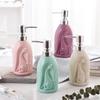 shampoo dispenser Ceramic hand sanitizer bottle lotion press bottle shampoo bottle bath gel sub   bathroom accessories