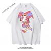 La Fantastica T-shirt Grafica del Circo Digitale Pomni Jax per Adulti e Bambini Universale Poliestere Y2K Streetwear Manica Corta Top Quotidiani