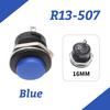 R13-507 Round-shape Push Button 2Pin 16MM Self-Reset Momentary Electric Switches