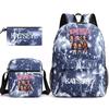 Katseye Kpop Girl Group Print Travel Backpack Laptop School Bag Set of 3, Unisex Large Capacity Daypack