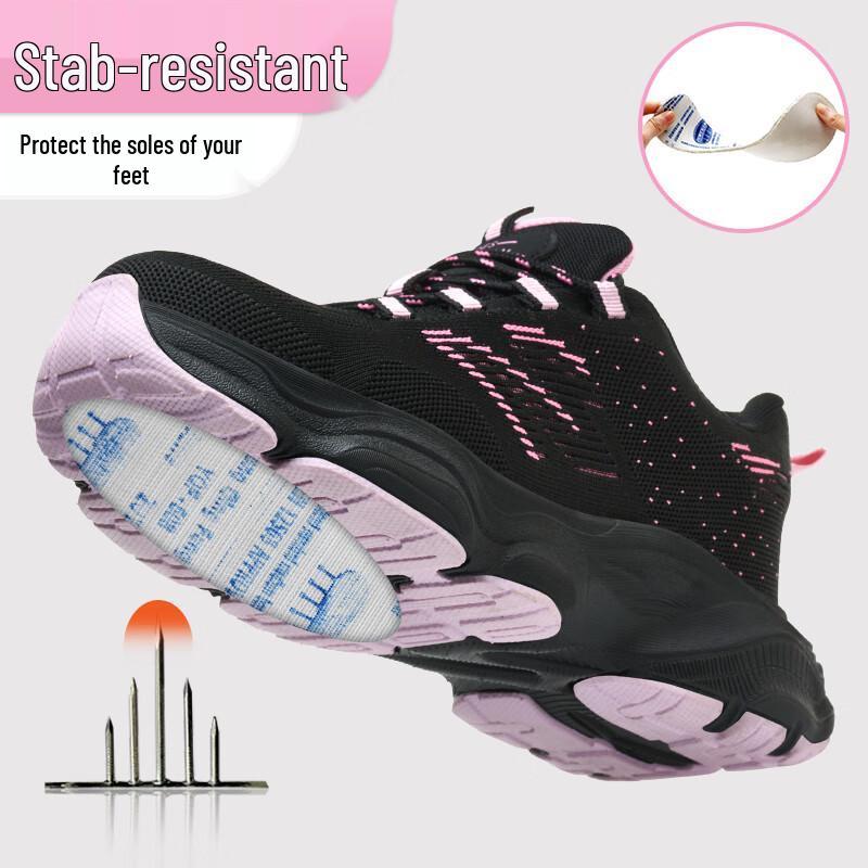 Laoguanjia Women s Steel Toe Safety Work Shoes 34