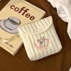 Cute Cartoon Embroidered Period Pad Bag - Portable Menstrual Cup & Sanitary Napkin Holder