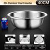 Extra Thick 304 Stainless Steel Household Deep Soup and Mixing Basin