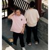 Li Ning Badfive Graphic Print Short Sleeve Drop Shoulder T-Shirt Unisex T-Shirts Flower-Branch-Pink AHST885-2