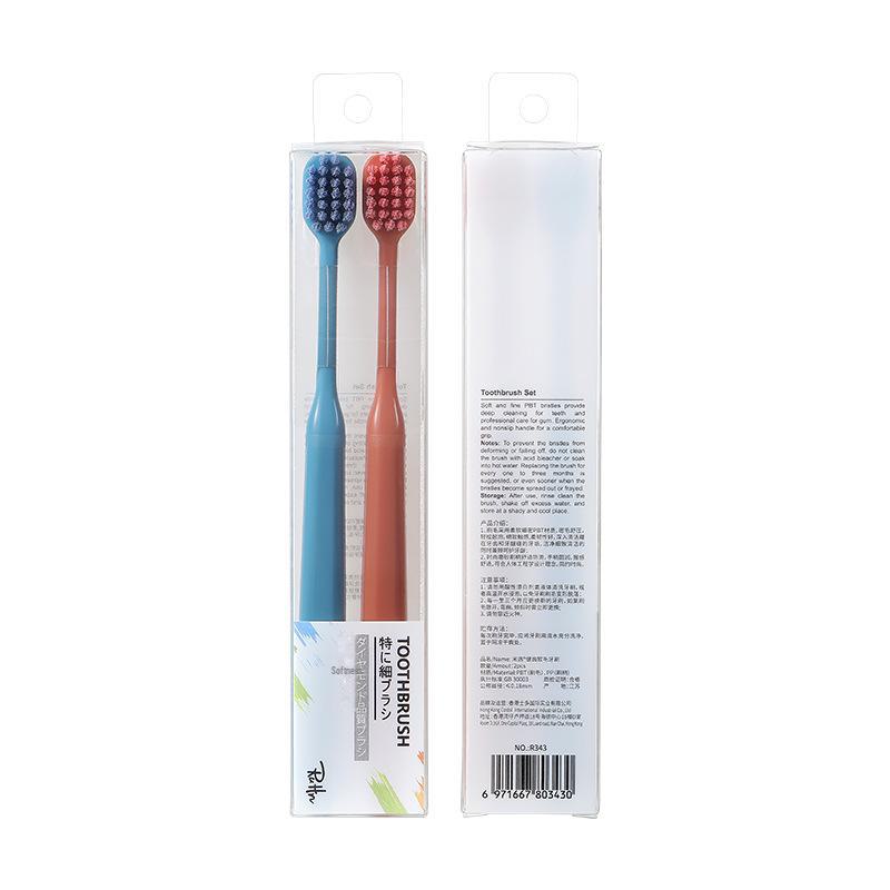 

Доктор. Зубная щетка Chen Adult Spiral, мягкая щетина, конфетные цвета, 2 шт. в упаковке Macarons model 2 pieces