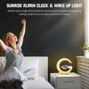 Machine à son intelligente Bluetooth, lampe LED avec chargeur sans fil, lampe d'ambiance avec contrôle par application, pour la décoration de la chambre à coucher et de la maison, 1 pièces