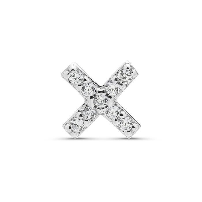 Boucles D'oreilles - LUXENTER - Garlin - Argent 925 - Zircone - Rhodié