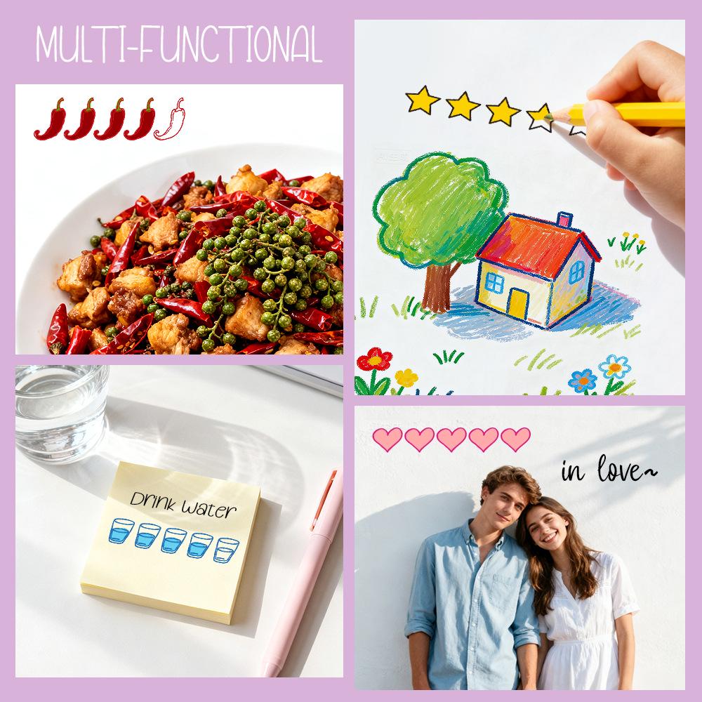 6-in-1 Teacher's Multi-Layer Stamp: Building Blocks, Scoring, Weather, Drinking Water, Encouragement