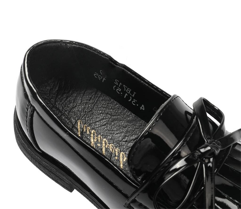 PPXID Slipper für Kleid Formal 20cm [PPXID] Kinder, Mädchen, Schuhe, Kinderschuhe, Schleife, Lackleder, Niedlich, Leicht, Schuhe, Schule, Hochzeit, Rezital,