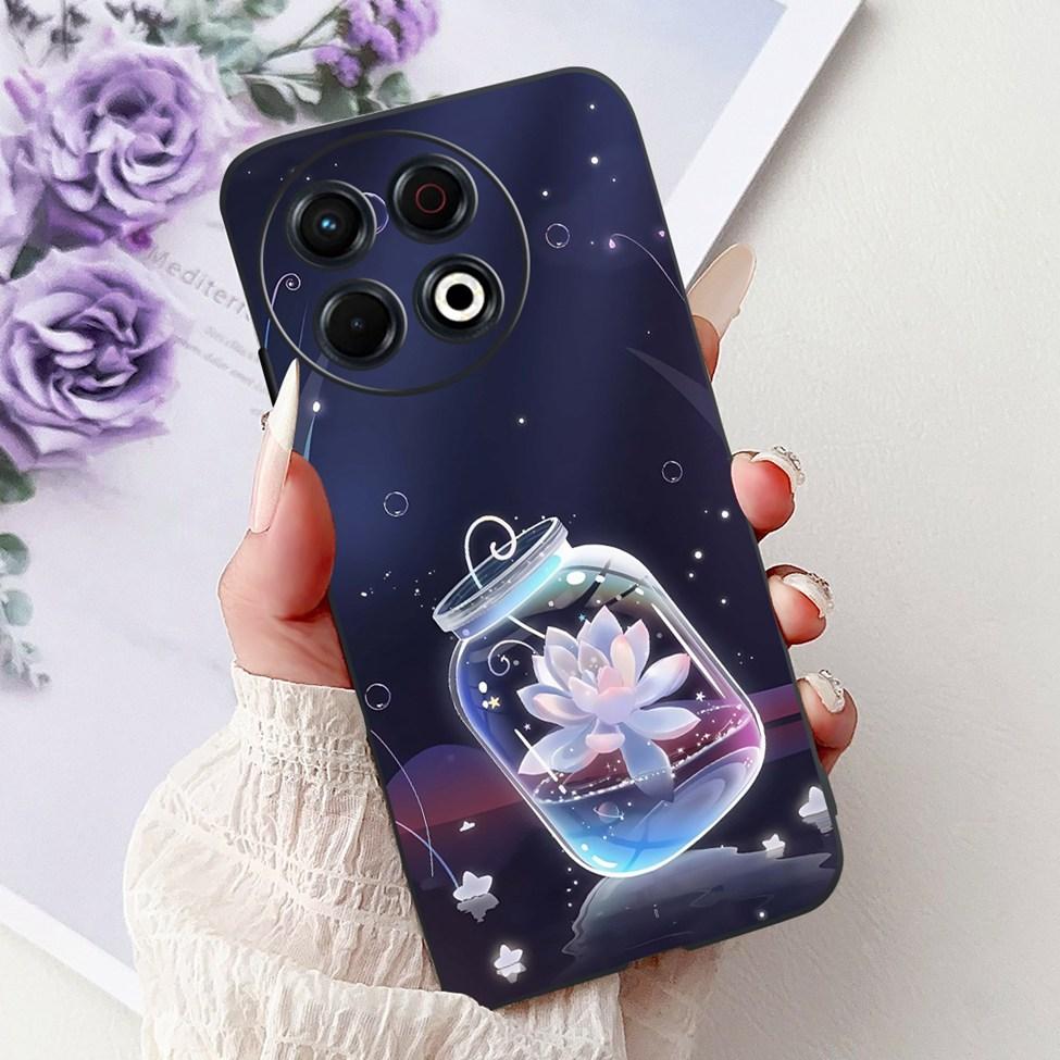 Voor Techno Spark 30 Pro 4G KL7 Cover Voor Tecno Spark 30 Pro 4G Hoesje Luxe Vlinder Liefde Mode Bloemen Cool Leeuw Schattig Geschilderd