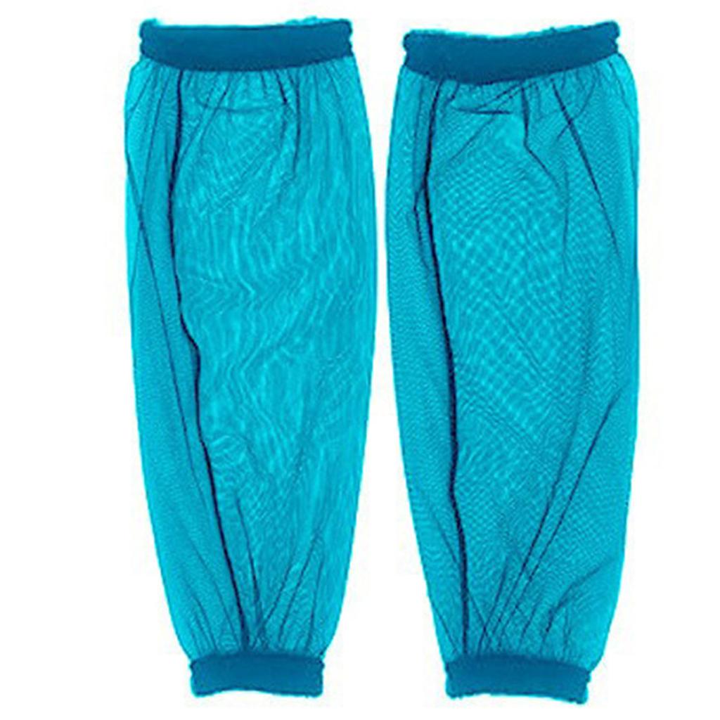 1 par de Mangas para Pies de Malla para Exteriores, Mangas para Brazos de Deportes de Supervivencia, Protectores para Piernas para Acampar, Senderismo, Pesca