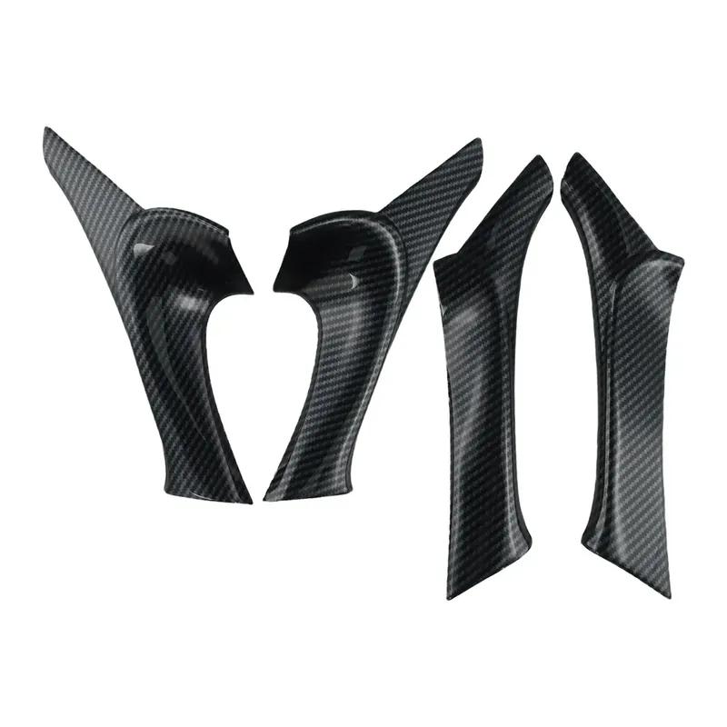 4PCS/SET Fit For Lexus IS F 250 350 2006-2013 Car Inner Door Panel Handle Left Right Cover Interior Door Armrest Pull Trim Cover