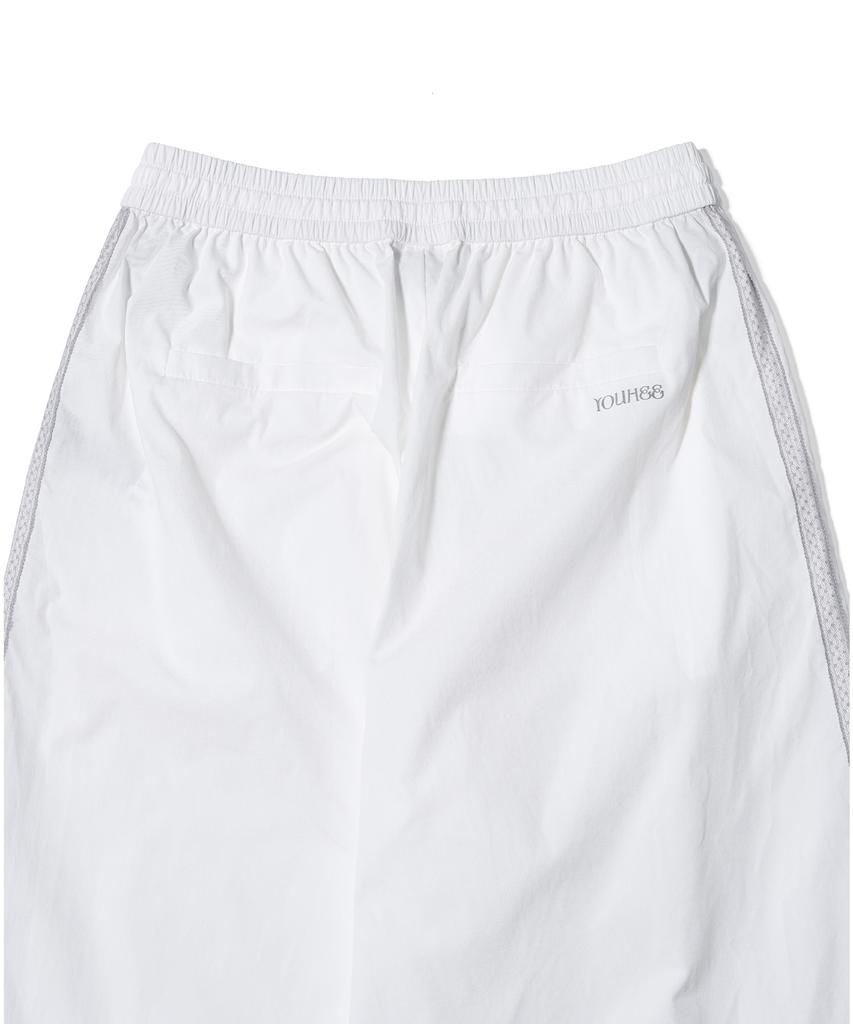 YOUHEE Ruffle Detailed Banding Pants White