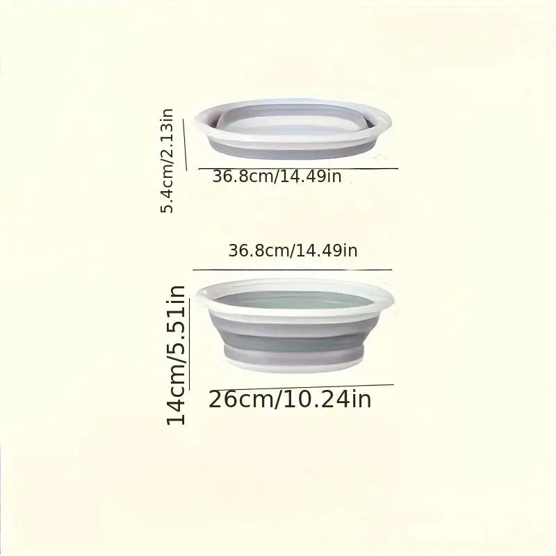 Cadă pliabilă pentru înmuiat picioarele, Bazin portabil pentru spa pentru picioare pentru uz casnic, Baie pliabilă pentru pedichiură cu design fără parfum