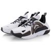 Li Ning Spark Slip Resistant Cushioning Abrasion Resistant Low top Sports Casual Shoes Women's Black White AGLQ066-1