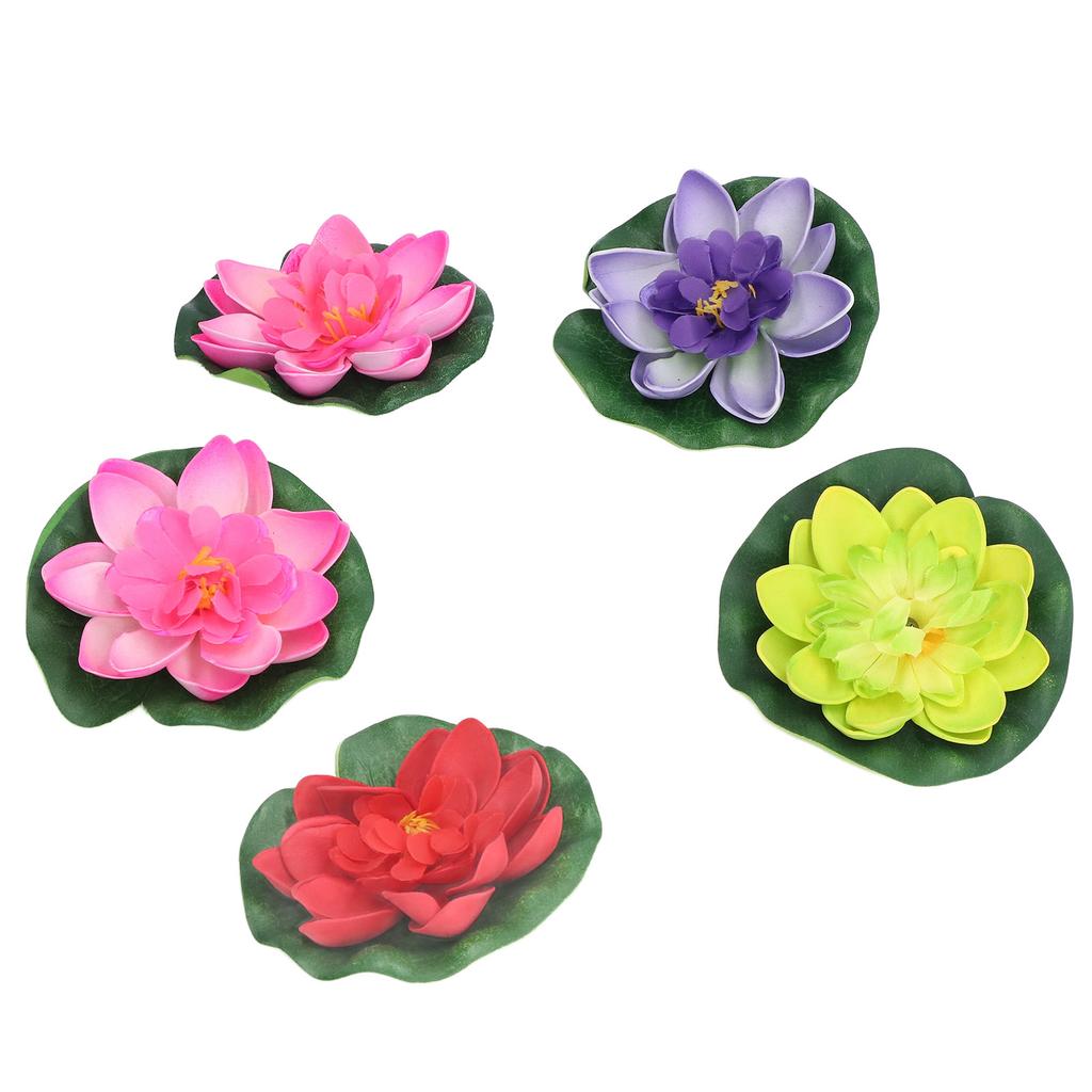 5pcs Artificial Pond Plants Lightweight Exquisite Soft Thick Durable Attractive Decorative Shooting