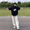 MJ STYLE Black Cotton T-shirt