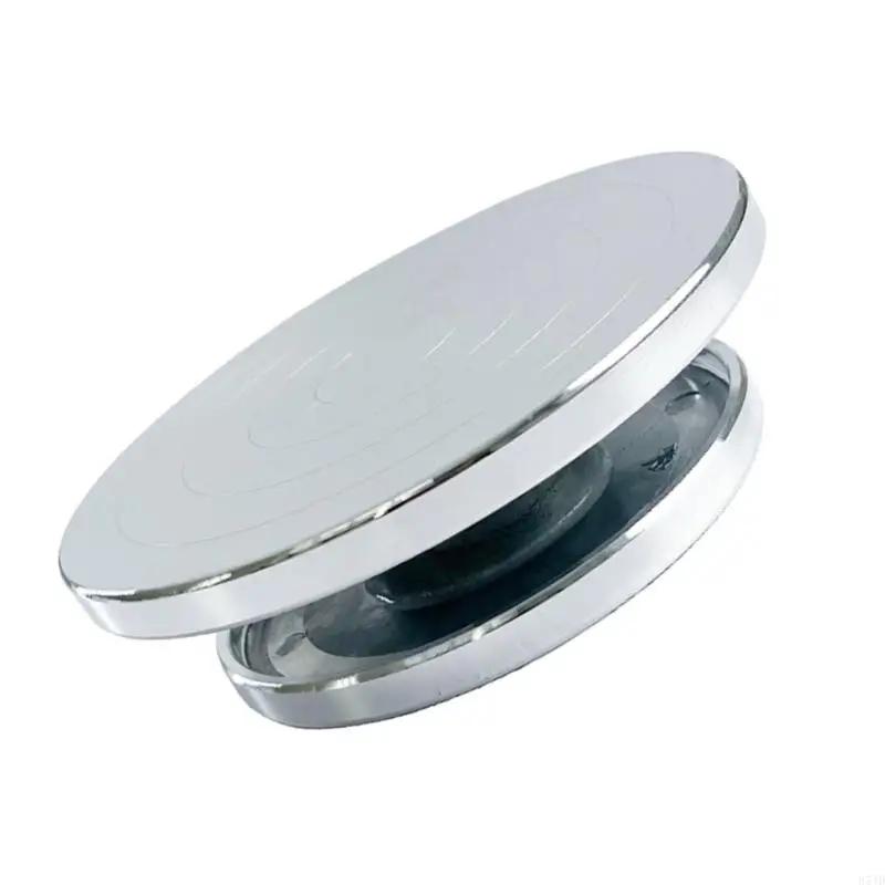 6/8/10/12in Pottery Turnable Wheel Rotated Turntable Sculpting Wheel Easy to Use Revolving Cake Turnable M4YD